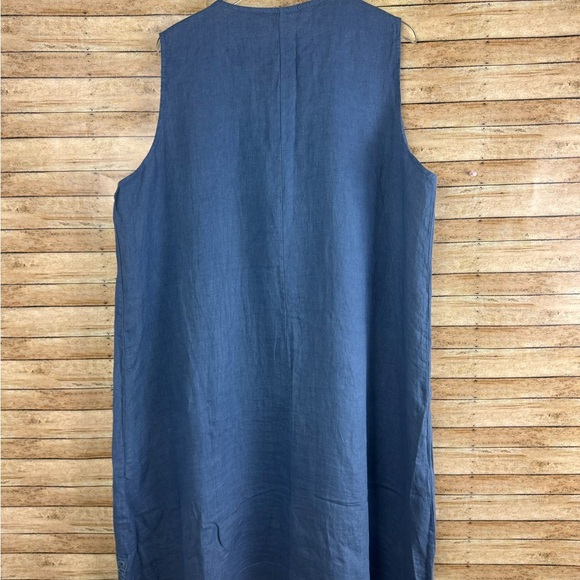 ROSEMARIE  Made in Italy Sleeveless Blue Women's Top Sz 2X - Picture 2 of 5